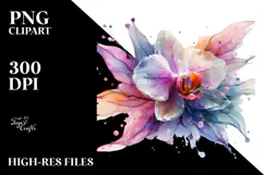 Autumn Orchid Transparent PNG Product Image 2