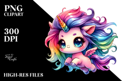 Cute Unicorn, PNG Product Image 2