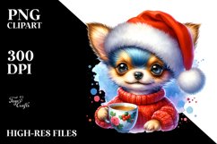 Watercolor Chihuahua PNG Product Image 3