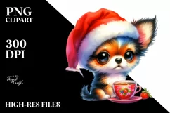 Watercolor Chihuahua PNG Product Image 1