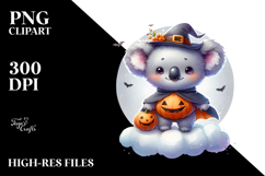 Cute Halloween Koala, High-Res PNG Product Image 2