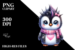 Baby Penguin with Party Hat PNG Product Image 2