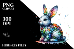 Colorful Bunny made of PNG Product Image 2