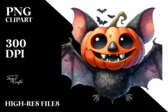 Funny Halloween Bat, Transparent PNG Product Image 3