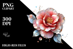 Camellia, Artistic PNG Product Image 2