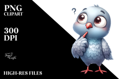 Funny Dove Standing PNG Product Image 2