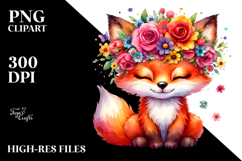 Vibrant Abstract Fox.png Product Image 2