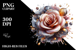 Glossy Rose PNG Product Image 2