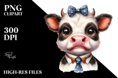 Funny Baby Cow PNG Product Image 2