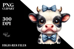 Funny Baby Cow PNG Product Image 2