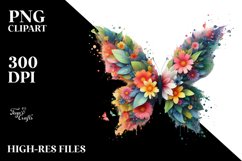 Vibrant Abstract Butterfly PNG Product Image 3