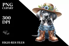 Baby Great Dane Watercolor, Sunglasses Lateral Product Image 3