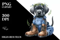 Baby Great Dane Watercolor, Sunglasses Lateral Product Image 3