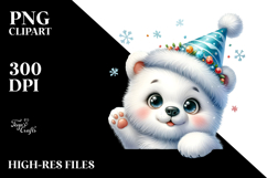 Cute Polar Bear with Hat Product Image 2