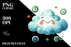 Whimsical Cloud, Transparent PNG Product Image 2