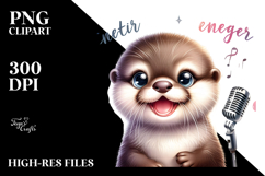 Cute Baby Otter PNG Product Image 2