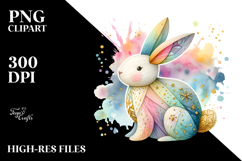 Colorful Bunny PNG Product Image 2