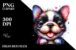 Cute French Bulldog PNG Product Image 2