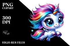 Cute Unicorn, Transparent PNG Product Image 2