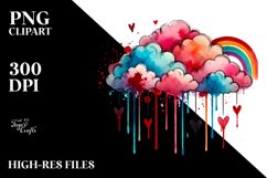 colorful Simple Cloud PNG Product Image 2