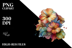 Wooden Stained Nasturtium PNG Product Image 2