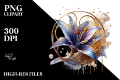 Abstract Lobelia, Transparent PNG Product Image 2