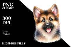 Cute German Shepherd PNG Product Image 2