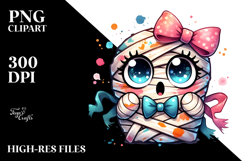 Funny Mummy with Bow and Tie, High Contrast Product Image 2