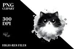 Funny Werewolf Watercolor PNG Product Image 2
