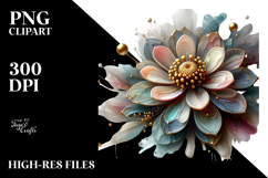 Glossy Zinnia PNG Product Image 2