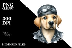 Funny Labrador Biker Hat | Sublimation | Clipart Product Image 3