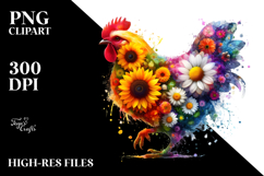 Vibrant Abstract Chicken.png Product Image 2