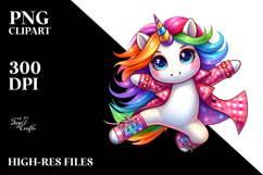 Vibrant Cute Unicorn PNG Product Image 2