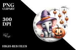 Halloween Elephant with Hanging Jack-o&#039;-lanterns, High-Res Product Image 2