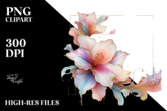 Abstract Shiny Azalea, Transparent PNG Product Image 2