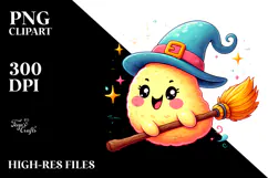 Cute Vibrant Broom Sublimation Clipart Product Image 2