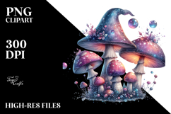 Autumn Celestial Mushroom PNG Product Image 2