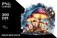 Autumn Celestial Mushroom PNG Product Image 2