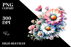 Vibrant Small Daisy | Clipart Product Image 2