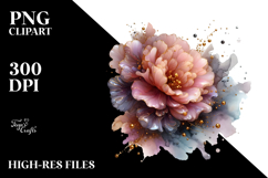 Glossy Carnation in Material, PNG Product Image 2