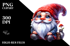 Sitting Gnome, Transparent PNG Product Image 2
