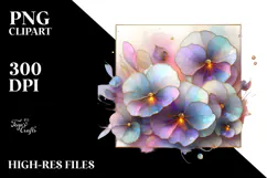Shiny Pansy, 20 oz Tumbler PNG Product Image 2