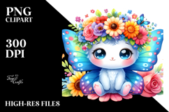 Butterfly Vibrant Colors Cartoon-Style Product Image 2