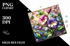 Watercolor Luxury Flower Splash Clipart Product Image 1