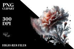 Abstract Shiny Carnation Sublimation Clipart Product Image 2