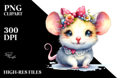 Cute Baby Mouse PNG Product Image 2