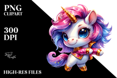 Cute Dancing Unicorn PNG Product Image 2