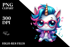 Cute Dancing Unicorn PNG Product Image 2
