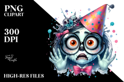 Funny Ghoul Girl PNG Product Image 2
