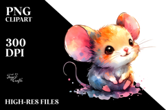 Cute Baby Mouse PNG Product Image 2